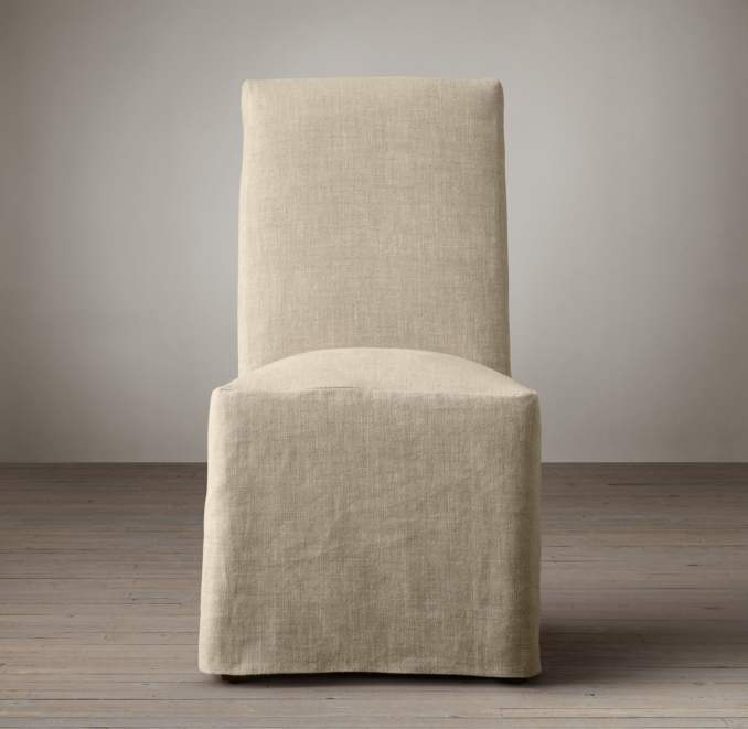 Replacement Slipcover for Hudson RollBack Slipcovered Side Chair