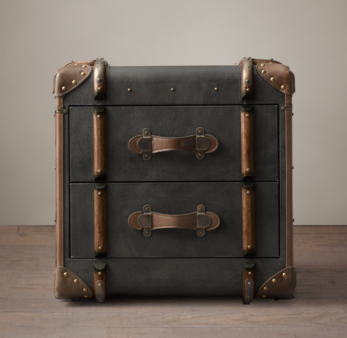 Richards Trunk Coffee Table Charcoal Canvas Coffee Table Design Ideas