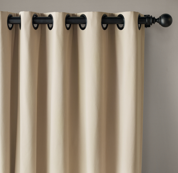 Custom Brushed Cotton Twill Grommet Draperyselect Colors On Sale