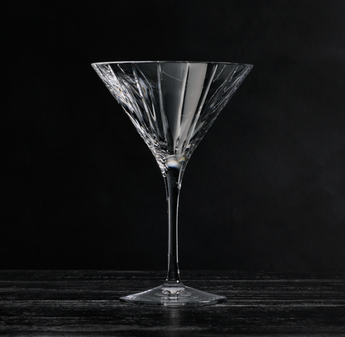 Boulevard Cut Crystal Martini Glass (Set of 2)