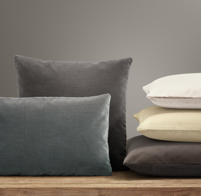 Custom Vintage Velvet Wrapped Pillow Cover