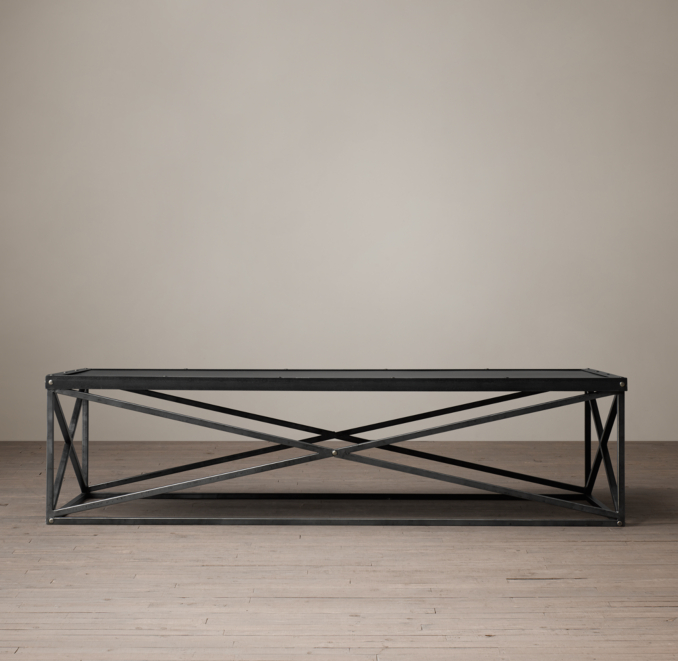 XBrace Iron Coffee Table