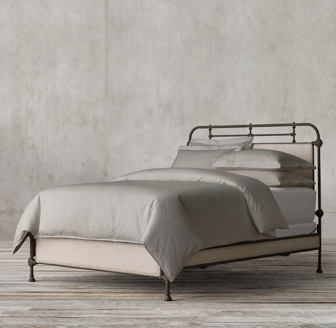 French Académie Upholstered Bed