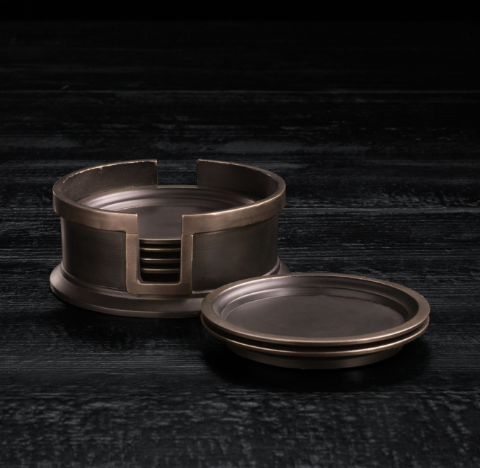 Vintage Hotel Coasters (Set of 6)