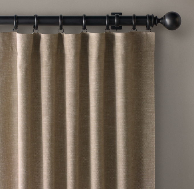 Hanging Rod Pocket Curtains With Rings Large Rod Pocket Curtains