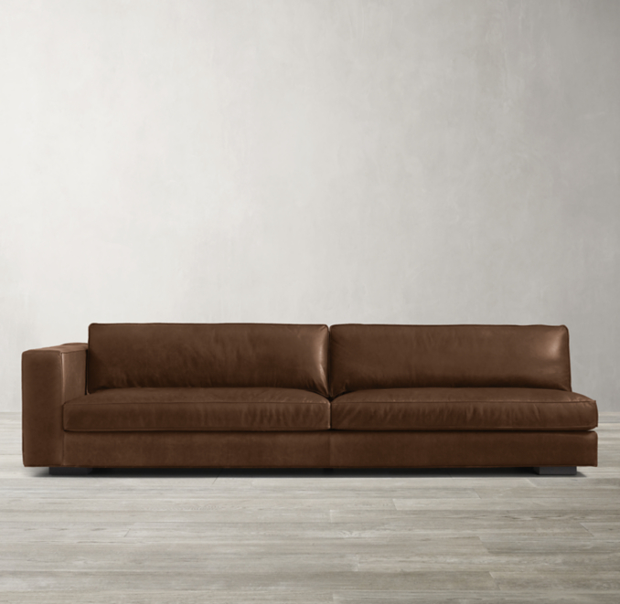 Maddox Leather LeftArm Sofa