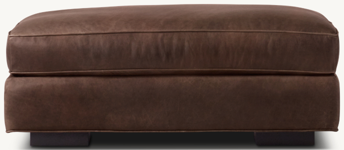 Maddox Leather Ottoman