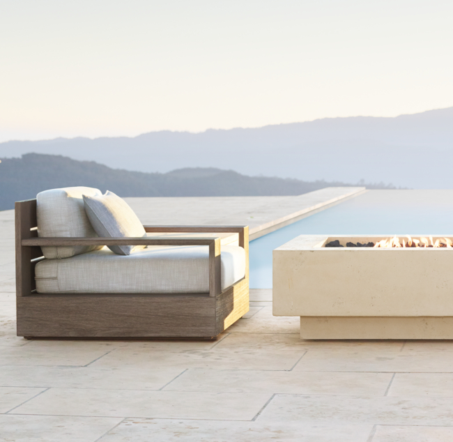 72 Ixtapa Natural Gas Rectangular Fire Table
