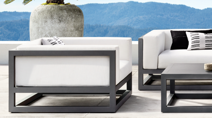 Aviara Aluminum Sofa 