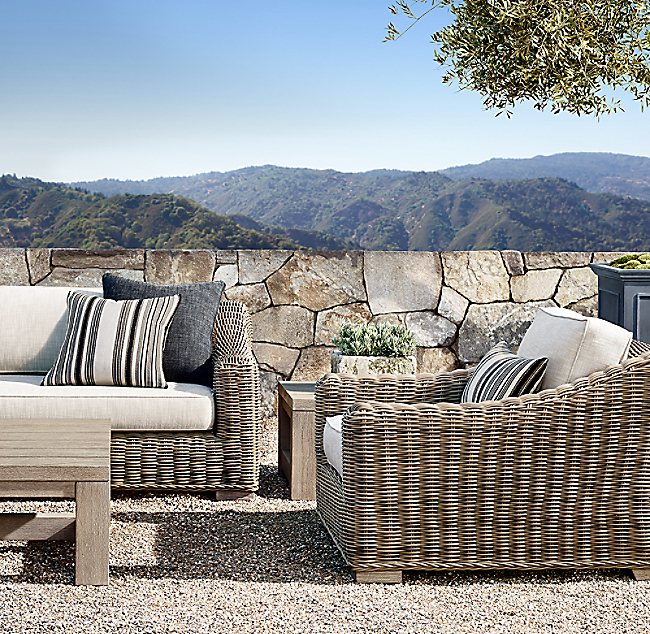 87 Provence Luxe Sofa, Provence Outdoor Furniture