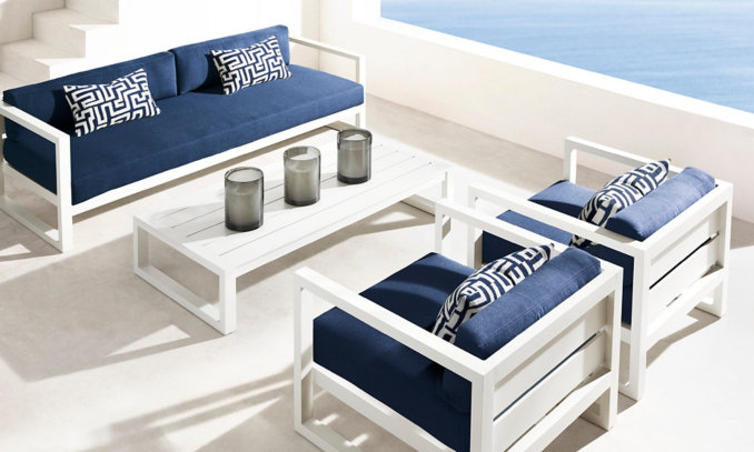shop Aegean White Low Seating