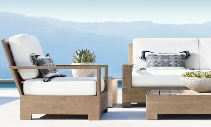 shop Belvedere Weathered Teak Grey Low Seating