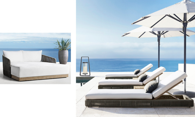 shop Havana Graphite Chaise