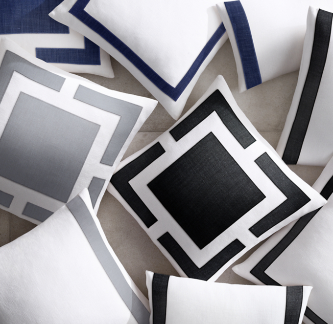 Framed Pillow Cover Collection by Kelly Hoppen