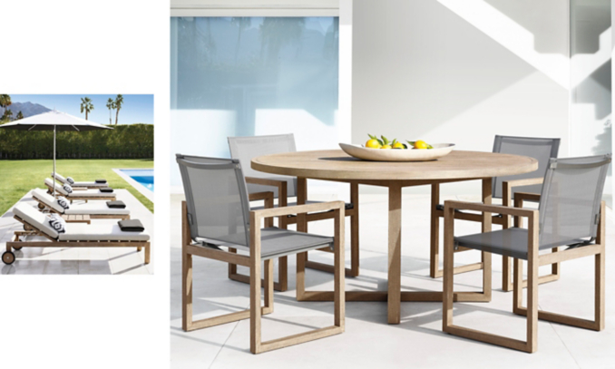 shop Aegean Weathered Teak Dining