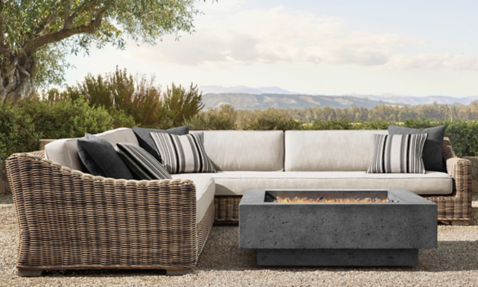 shop Provence Grey L-Sectional