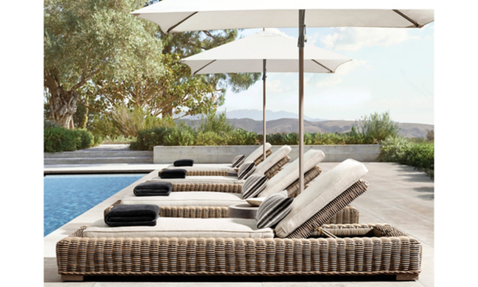 shop Provence Grey Single Chaise