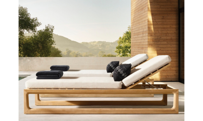 shop Organic Wood Natural Chaise