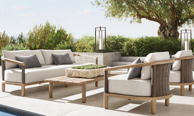 shop MR12 Weathered Teak Low Seating