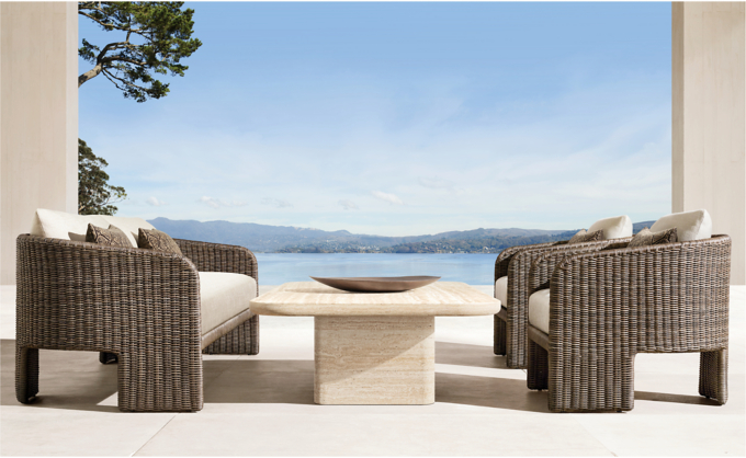 Restoration hardware outdoor store lounge chair