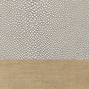 Pebble Grey Shagreen/ Brass 
