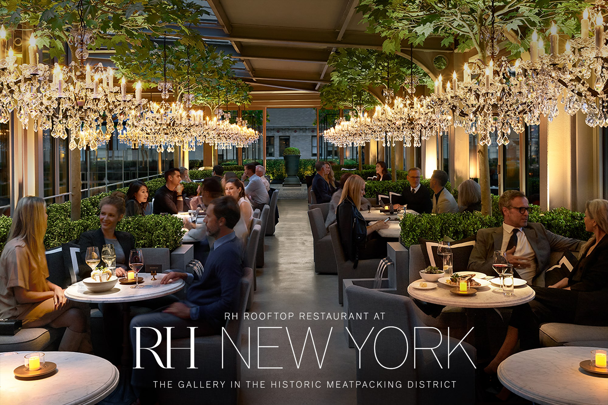 Rh Rooftop Restaurant At Rh New York Rh Modern