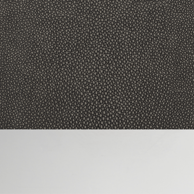 Smoke Shagreen/ Polished Stainless Steel 