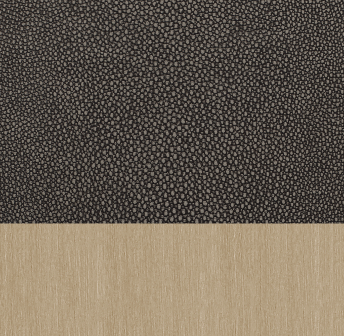 Shown in Smoke Shagreen/Burnished Brass.