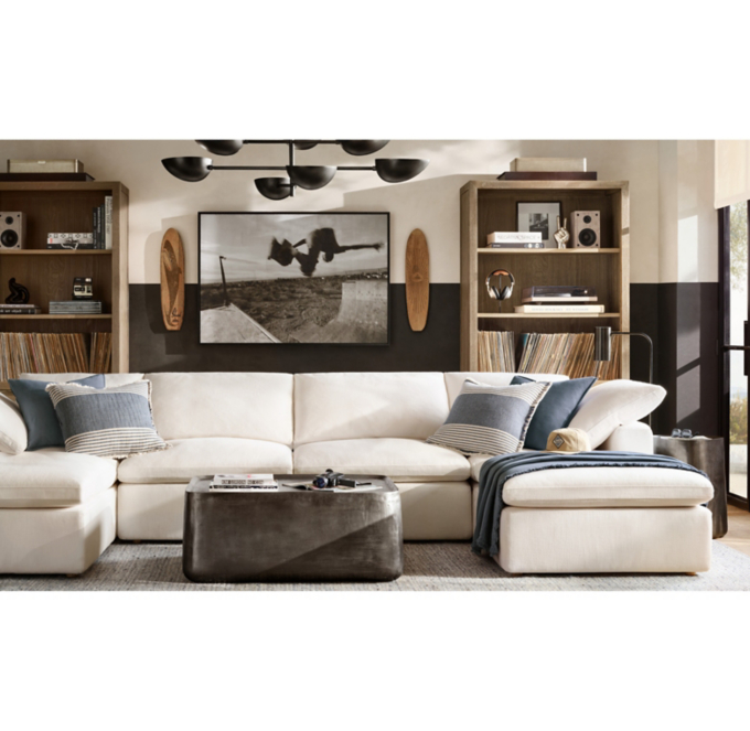 Cloud Modular Petite Customizable Sectional RH