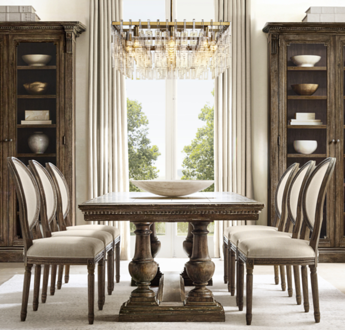 Dining room restoration hardware discount