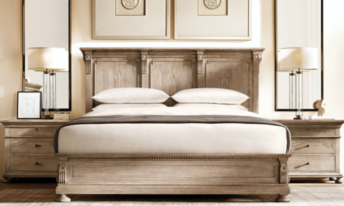 Restoration hardware st james king bed discount