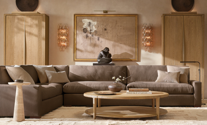 Restoration hardware maxwell sectional discount