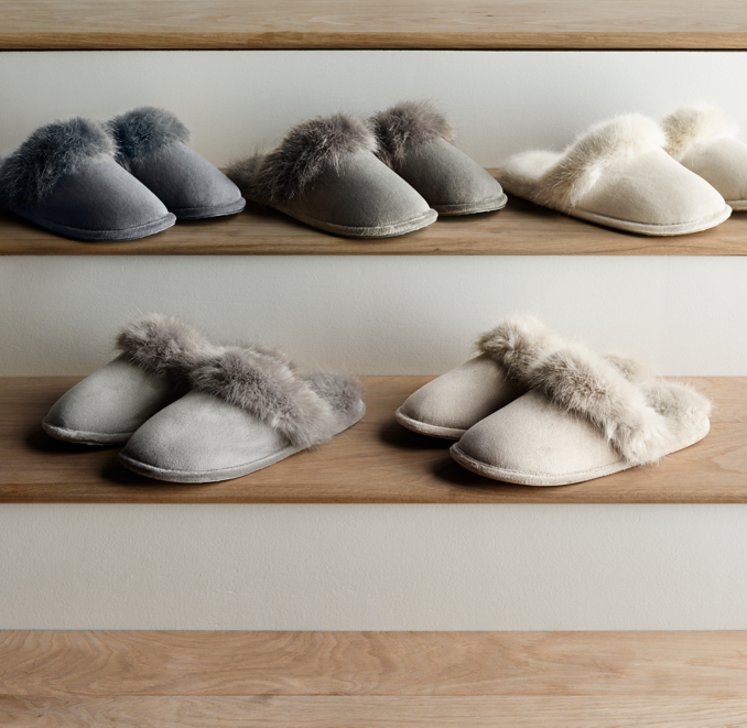 Ultra Faux Fur Slippers