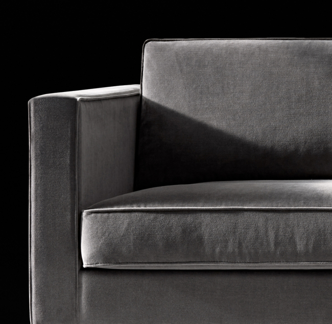 Rh Maddox Sofa Leather Baci Living Room