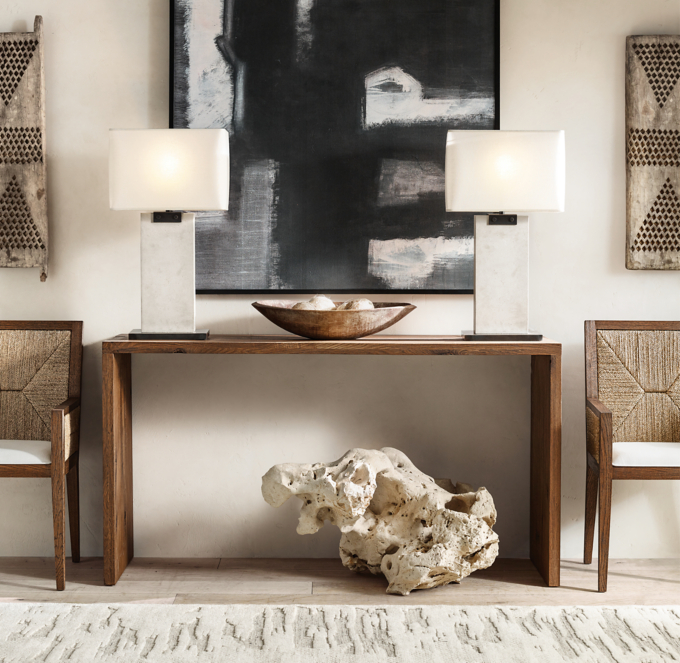 Restoration hardware shop console table