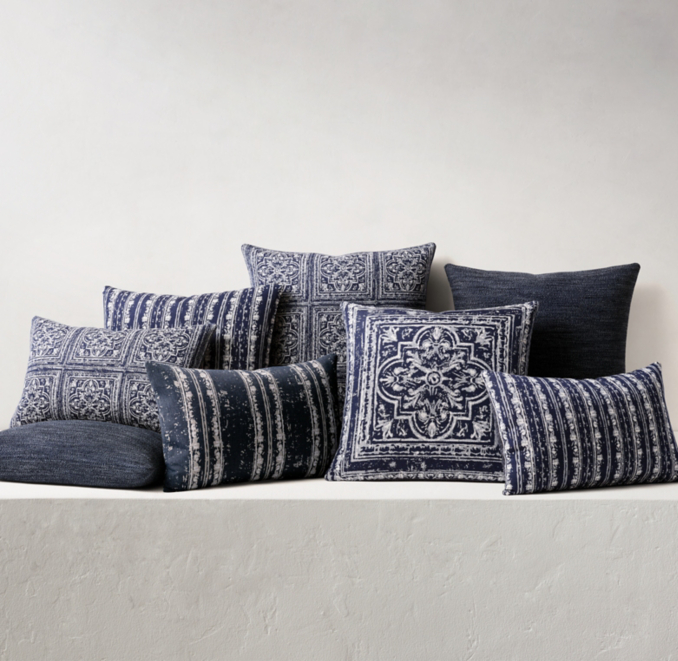 Corsica Outdoor Pillow Collection | RH