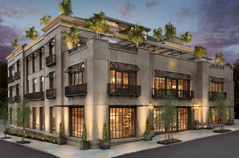 Restoration hardware store exterior