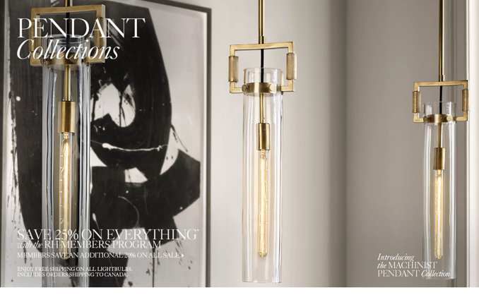 Kitchen & Utility Pendants RH