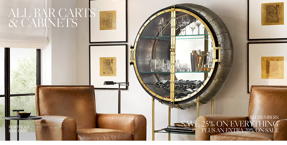 restoration hardware porthole bar