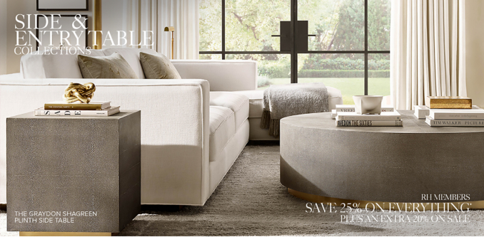 All Side & Entry Tables RH