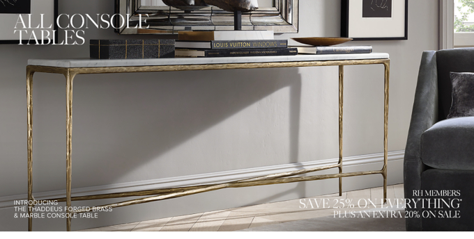 80 console table