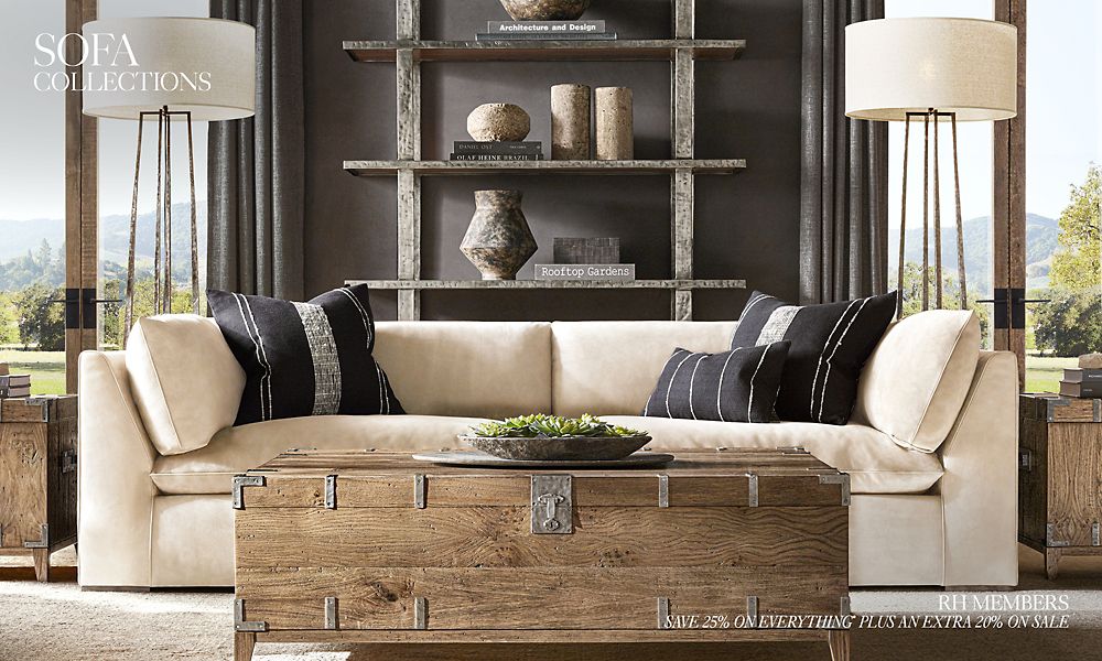 Sofa Collections Rh