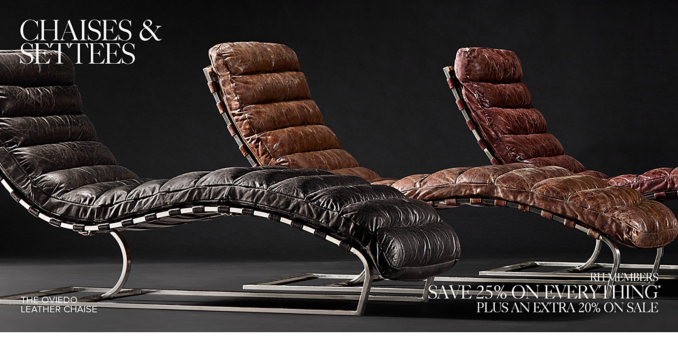 Chaises & Settees RH