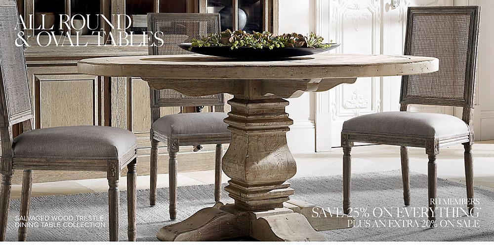 Rustic Round Dining Table Canada
