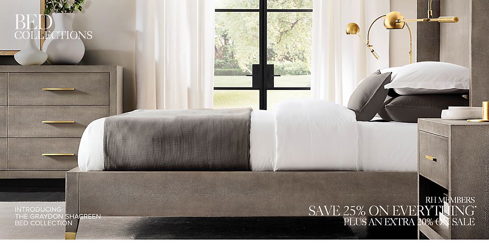 Interior Restoration Hardware Bedroom Ideas bedroom collections rh shop bed collections