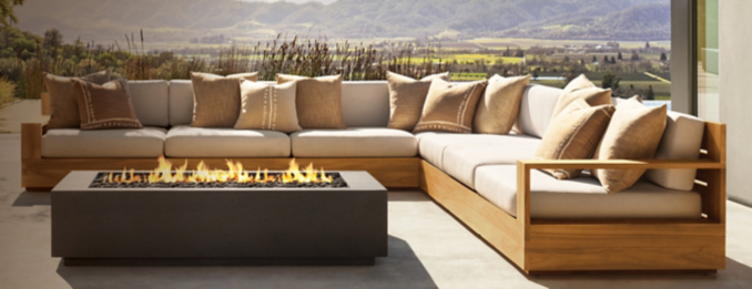 Marbella Teak Modular Sectional