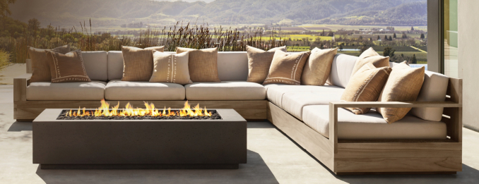 Marbella Teak Modular Sectional