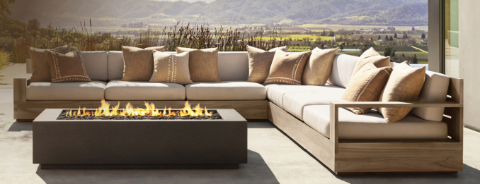 Marbella Teak Modular Sectional