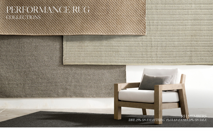 HighPerformance Indoor/Outdoor Rug Collections RH