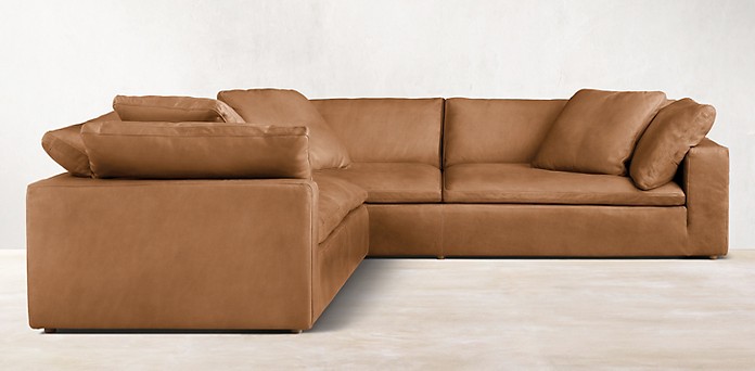 Cloud Leather Collection Rh, Distressed Leather Sofa Restoration Hardware